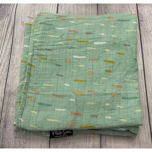 Milk Snob Bamboo Green Baby Blanket